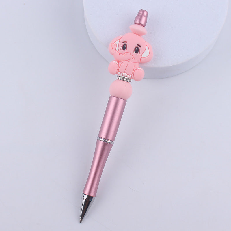 Wholesale Cartoon Animal Silicone Handmade Beadable Pens